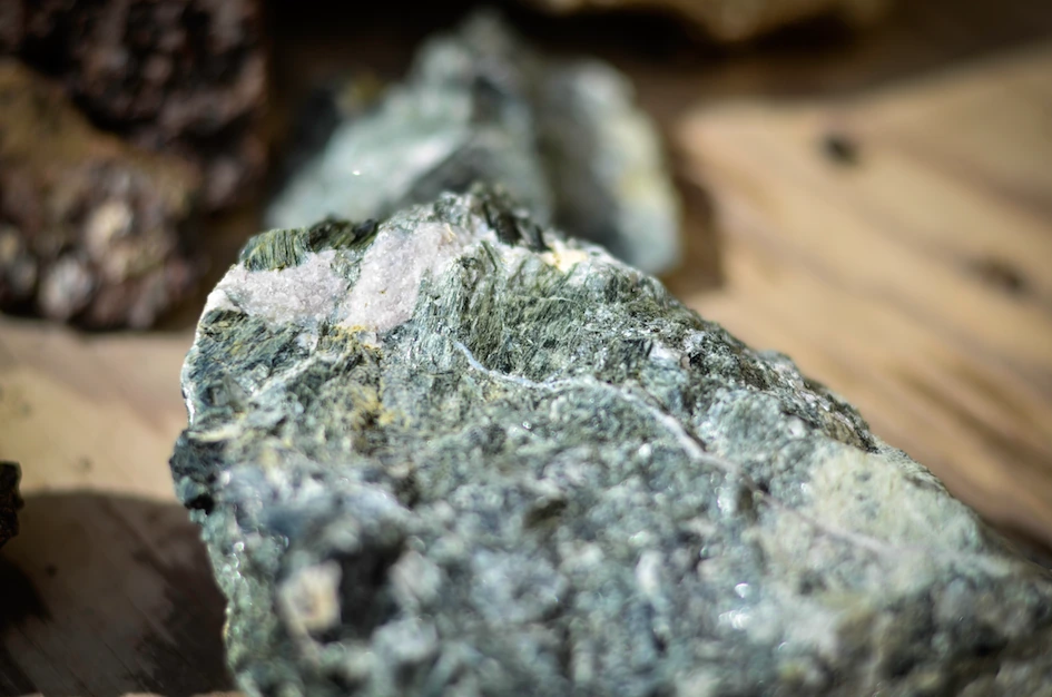 Closeup of a antimony